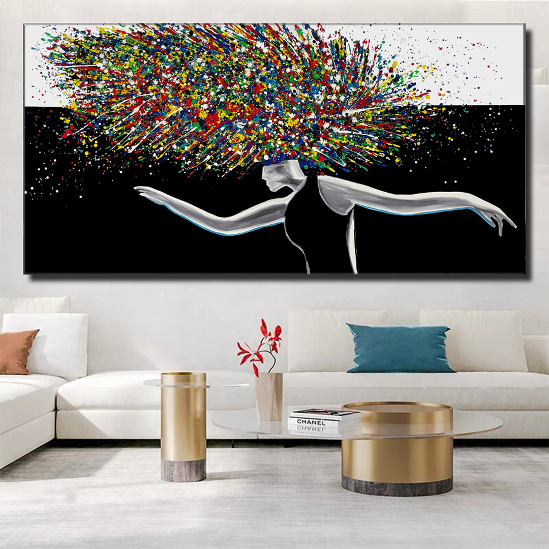 Dancer Pop Art Canvas Wall Art