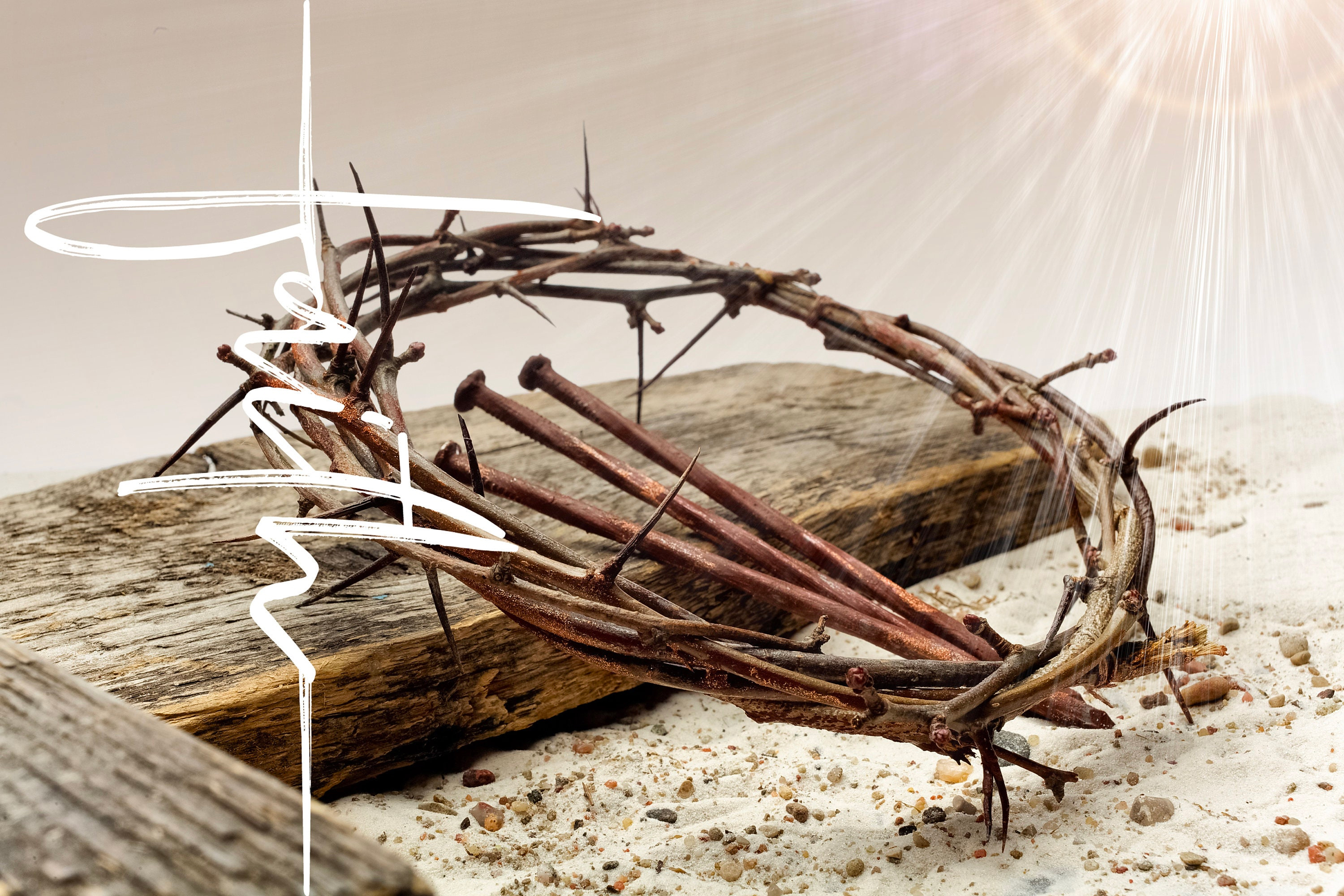 Jesus Crown Faith Canvas Wall Art