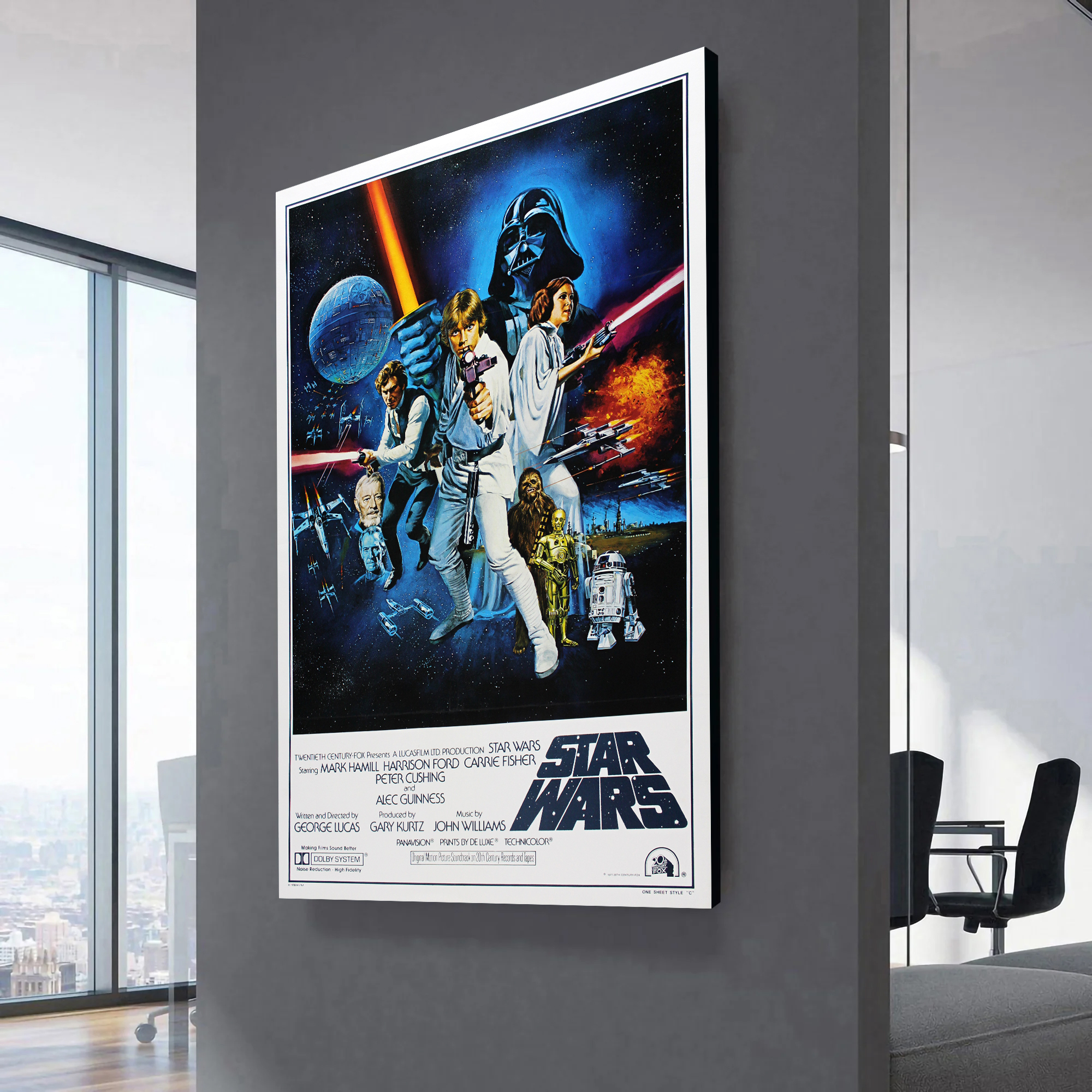 Star Wars: A New Hope (1977) Canvas Wall Art