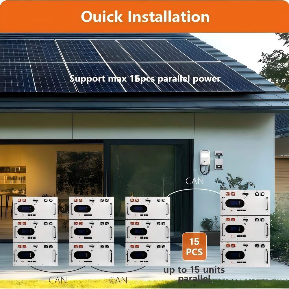 51.2V 300Ah LiFePO4 Battery,Батарея Lifepo4,Deep Cycle Batteries,Батареи глубокого цикла,15kWh Lithium ion Solar Battery Mobile ESS With Active Balancer for Home Energy Storage System Backup Power for Home Grid-Tie Solar Power
