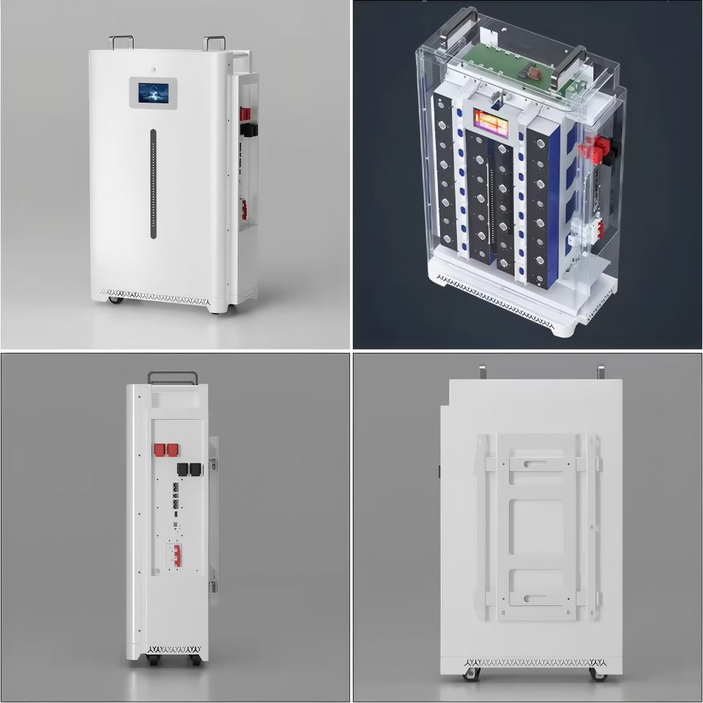 51.2V 320Ah LiFePO4 Battery,Batería Lifepo4,Deep Cycle Batteries,16kWh Lithium ion Solar Battery Mobile ESS With Active Balancer for Home Energy Storage System Backup Power for Home Grid-Tie Solar Power