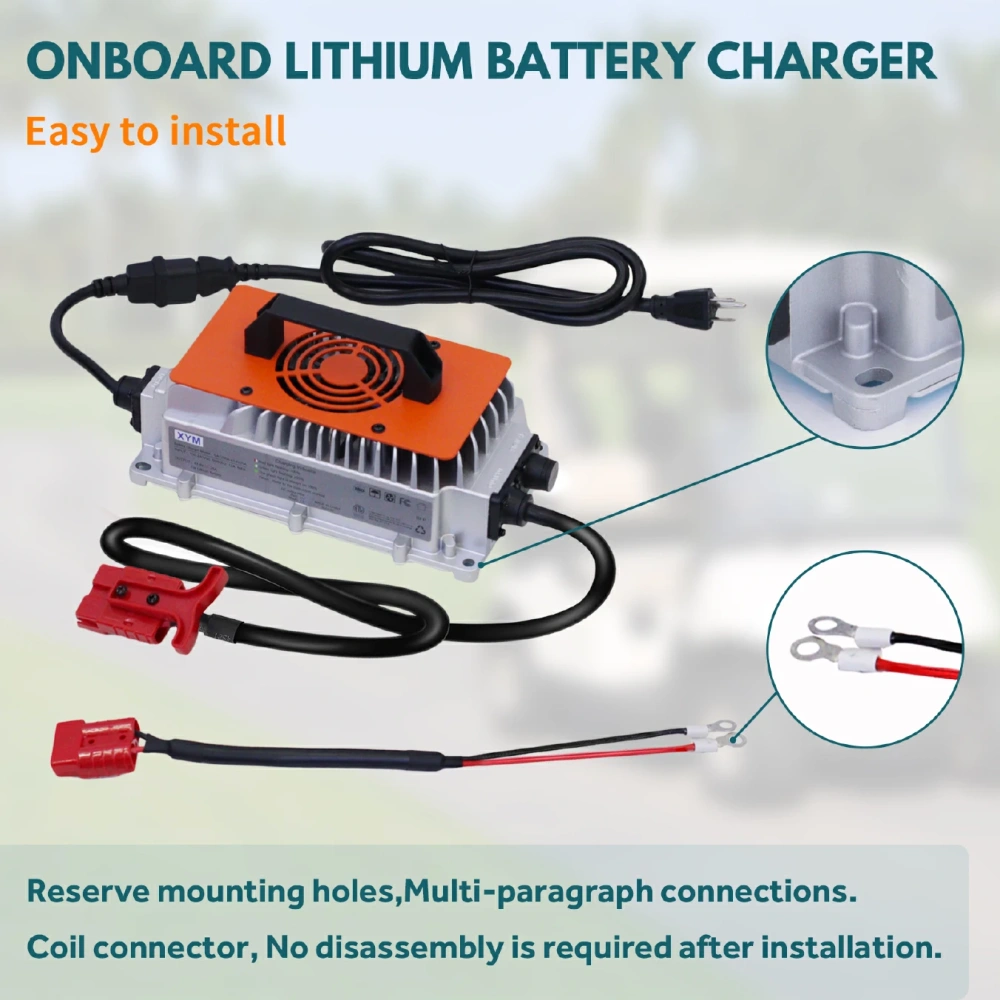  36V 25A Lithium Battery Charger,36V Golf Cart battery charger,25A 36V LiFePO4 cargador de batería,Including 0V Charging Function,Output 43.8V LiFePO4 Charger Special for 36V LiFePO4 Battery,Fast Charging