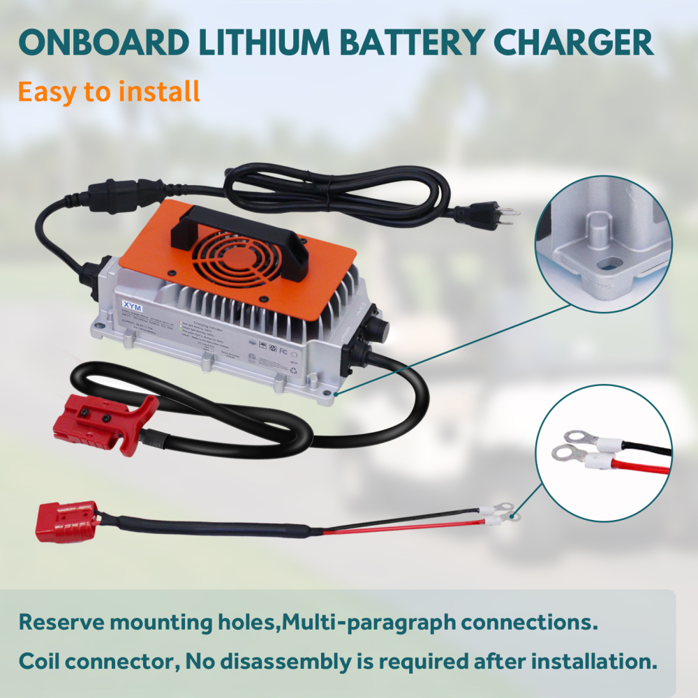 48V 18A Lithium Battery Charger,48V Golf Cart battery charger,18A 48V LiFePO4 cargador de batería,Including 0V Charging Function,Output 58.4V LiFePO4 Charger Special for 48V LiFePO4 Battery,Fast Charging