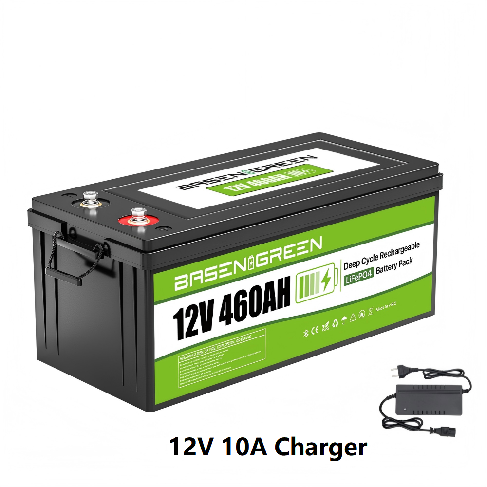 12V 460AH 5888Wh,8000+Deep Cycle Batteries,Batería Lifepo4, LiFePO4 RV Battery with Bluetooth and Low Temp Cut Off, Built in Smart 200A BMS Perfect for Camper, Trailer, Off-Grid and Solar System