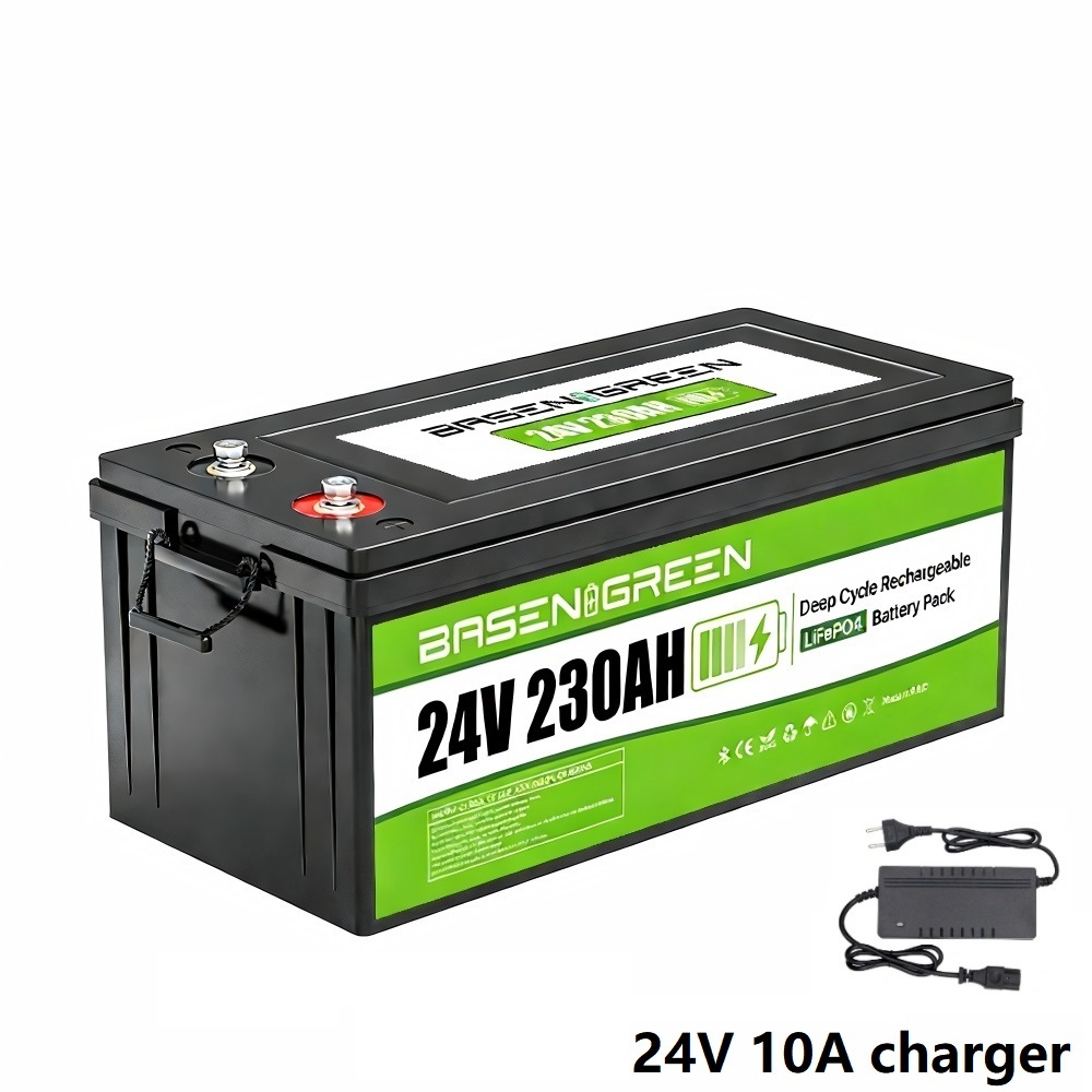 24V 230AH 5888Wh,8000+Deep Cycle Batteries,Batería Lifepo4, LiFePO4 RV Battery with Bluetooth and Low Temp Cut Off, Built in Smart 200A BMS Perfect for Camper, Trailer, Off-Grid and Solar System