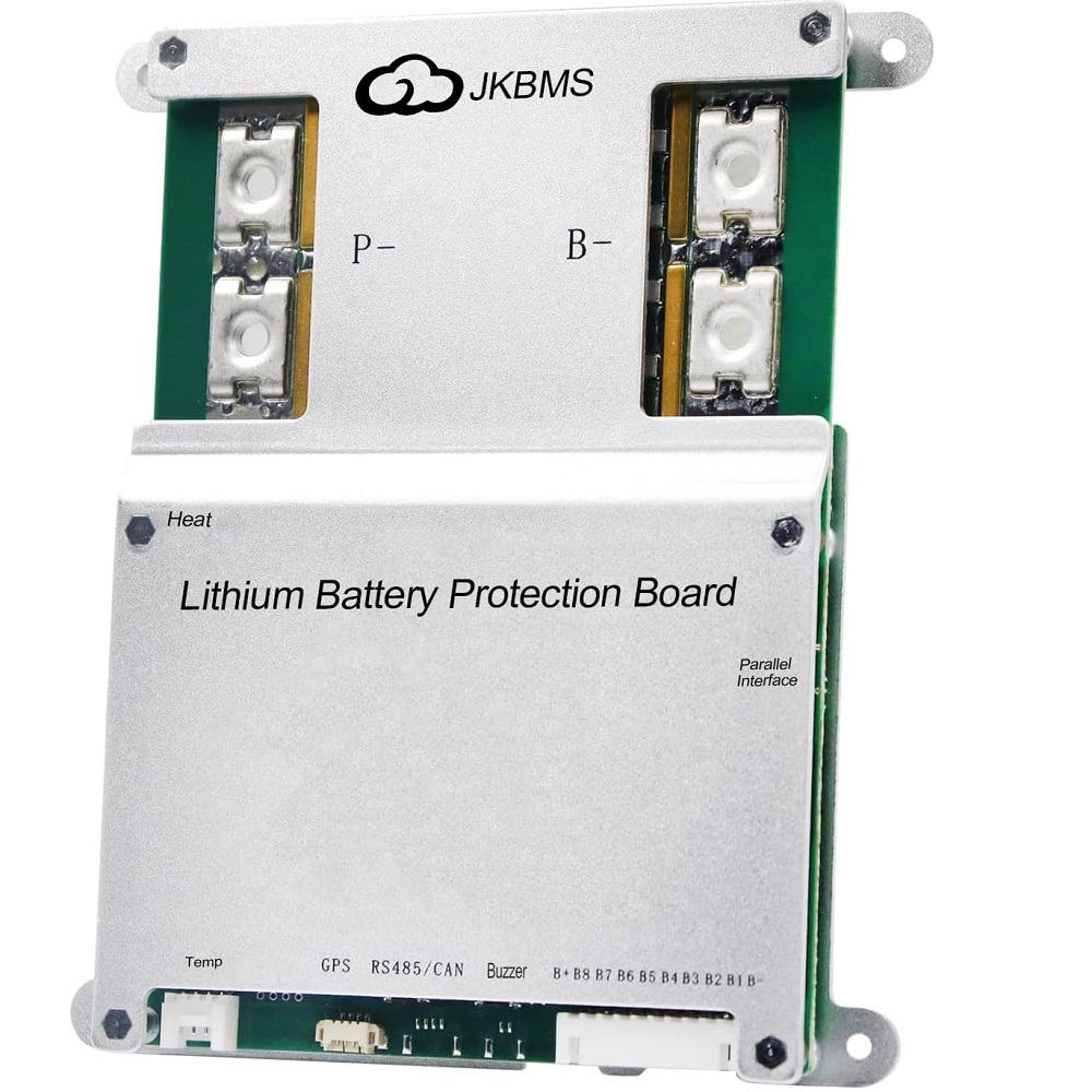 Smart BMS  JKBMS 4S-8S 200A 2A Active Balance Build-in Bluetooth with RS485 PCB Battery Protection Board for LiFePO4 Li-ion LTO Battery Pack（JK-B2A8S20P）
