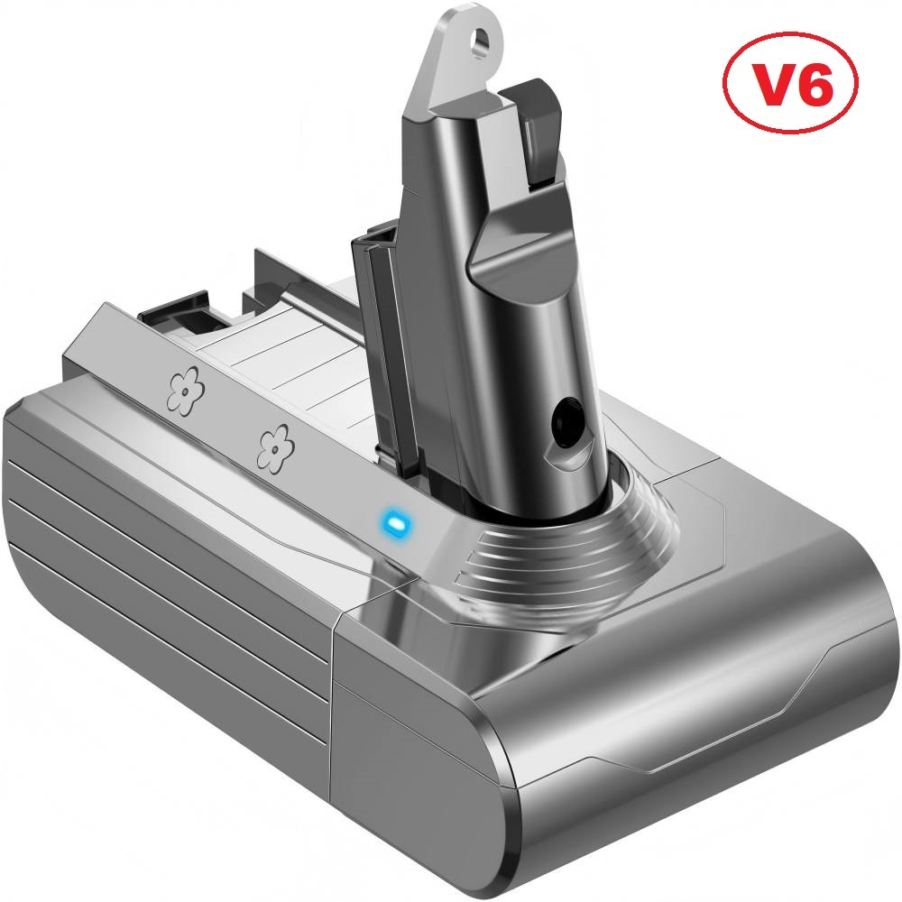 Vacuum Batteries Replacement Battery for Dyson V6 Battery Compatible with V6 Fluffy Animal Absolute Motorhead Trigger SV03 SV04 SV05 SV06 SV07 SV09 DC58 DC59 DC61 DC62 DC72 DC74 HH08