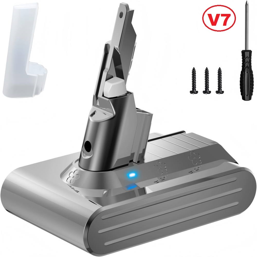 Vacuum Batteries Replacement Battery for Dyson V7 Battery SV11 Compatible with V7 Fluffy Animal Absolute Motorhead Trigger Car + Boat HEPA