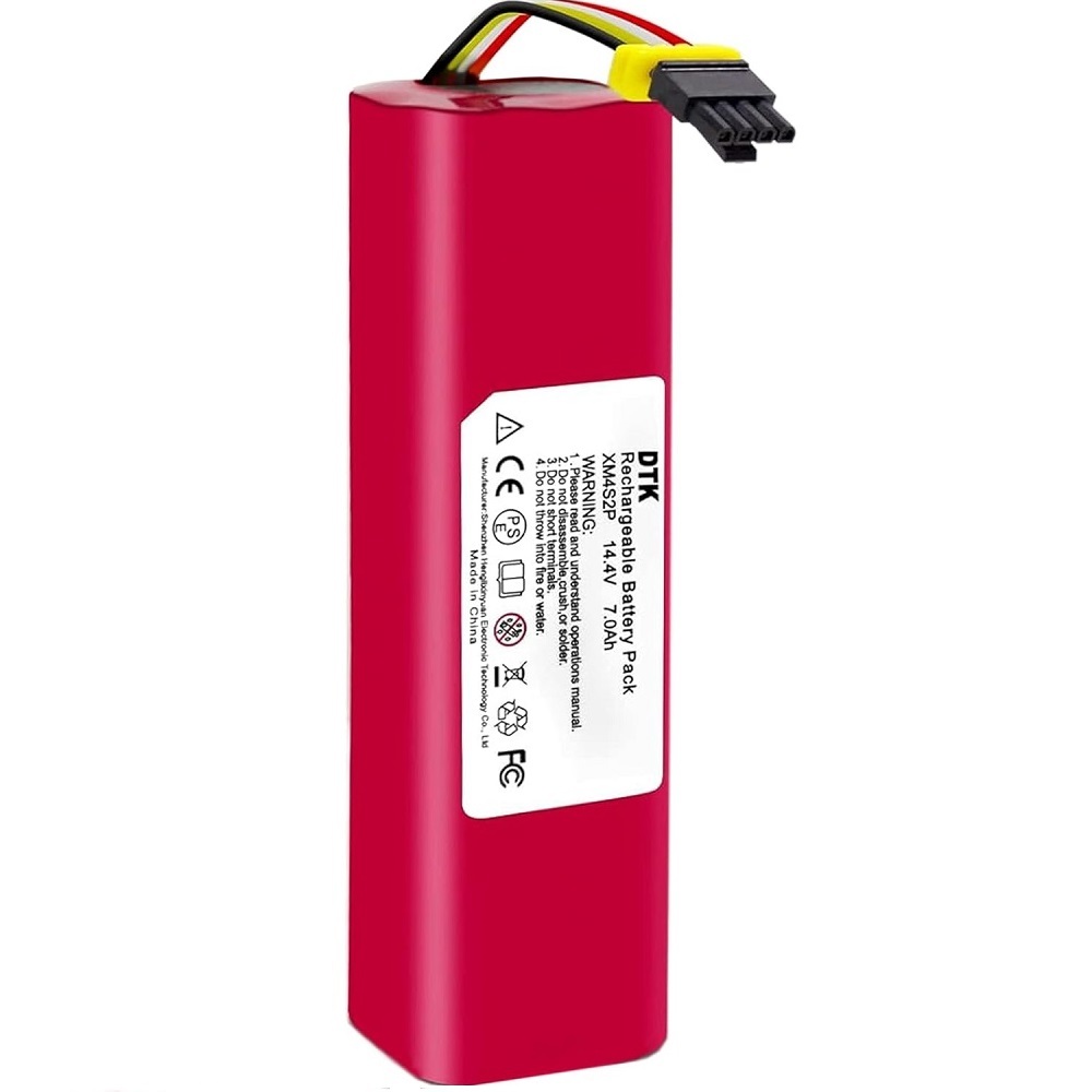 7000 mAh Li-ion Replacement Battery for Xiaomi Roborock S5 S50 S6 S7 S5 Max Mijia Roborock s51 S51 S52 S502 S55 T60 T65 Mijia Robot Vacuum Cleaner 1st and 2nd Generation Replacement Batteries
