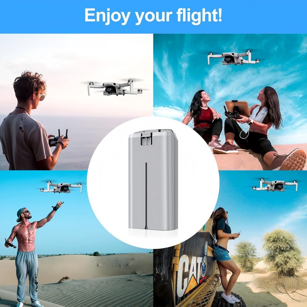 DJI Mini 2 Series Intelligent Flight Battery 1 Piece 7.7 V 2400 mAh Upgraded Drone Battery (31 Mins Max Flight Time) Fully Compatible with DJI Mini 4K/2/2 SE/SE Drone