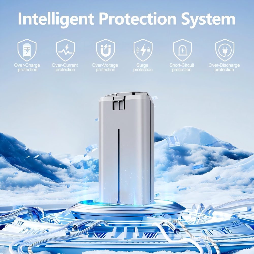 DJI Mini 2 Series Intelligent Flight Battery 1 Piece 7.7 V 2400 mAh Upgraded Drone Battery (31 Mins Max Flight Time) Fully Compatible with DJI Mini 4K/2/2 SE/SE Drone