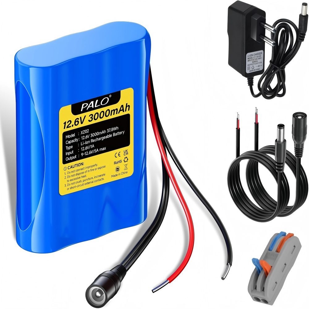 12V 3000mAh lithium-ion battery