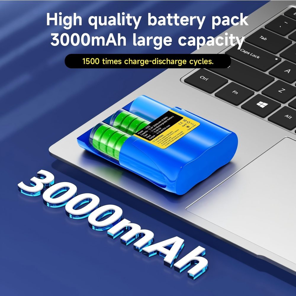 12V 3000mAh lithium-ion battery