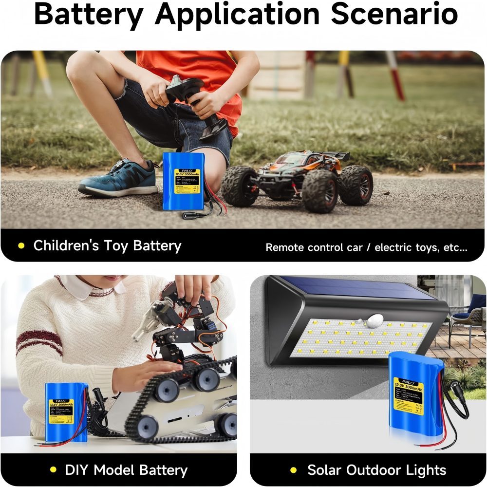 12V 3000mAh lithium-ion battery