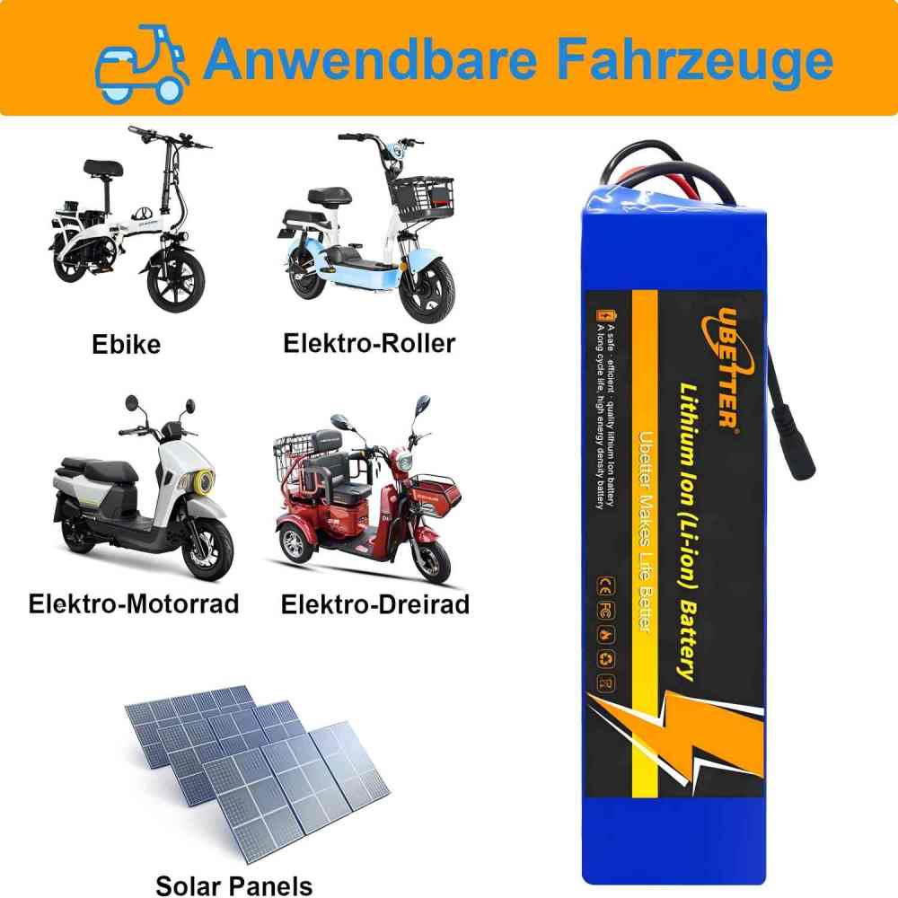 36V 48V Ebike Escooter Battery,Bike Batteries, Electric Bicycle Battery 8AH/10AH/14AH/20Ah with 2A Charger Kit for 0-1400W Electric Bicycle Scooter Motor