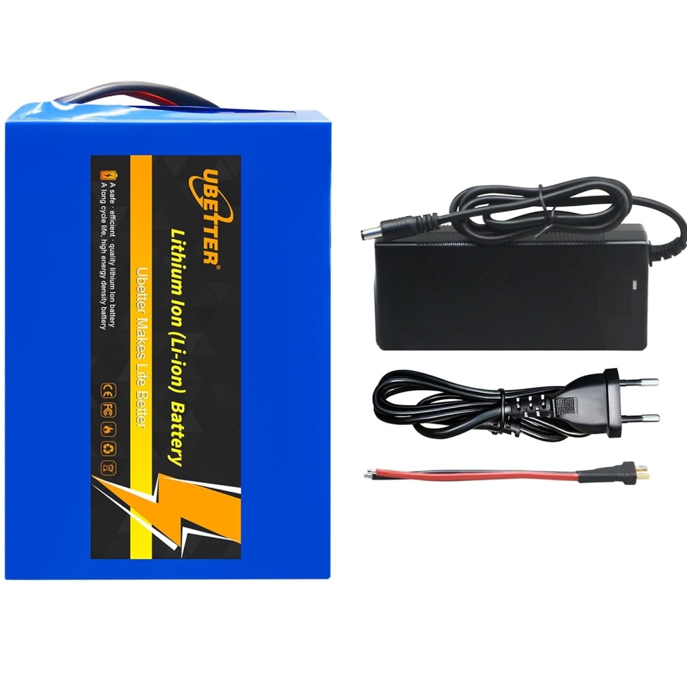 Bike Batteries,36V 48V Ebike Battery 8Ah 10Ah 14Ah 20 Ah Electric Bicycle Battery with 2 A Quick Charger Kit, T Plug, 30 A BMS