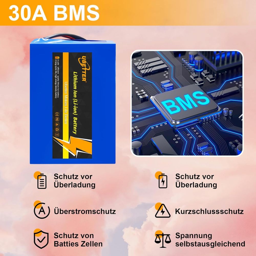 Bike Batteries,36V 48V Ebike Battery 8Ah 10Ah 14Ah 20 Ah Electric Bicycle Battery with 2 A Quick Charger Kit, T Plug, 30 A BMS