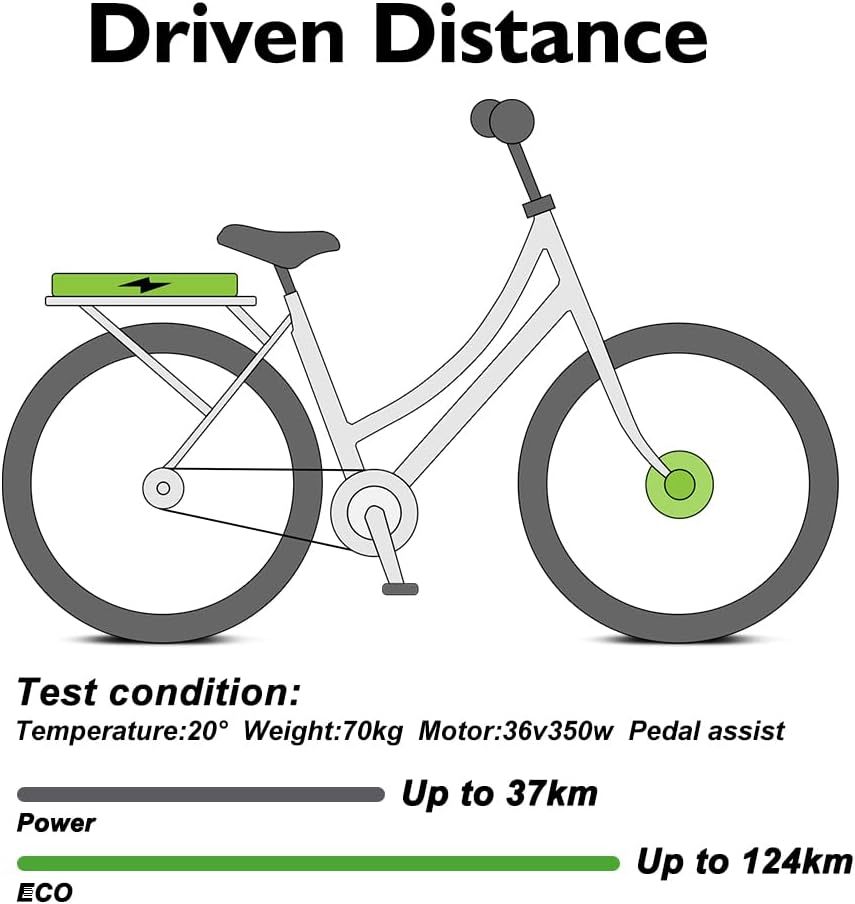 E-Bike Battrie 36V 10.4Ah Li-ion Battery with Charger for 250W-500W Electric Bicycle Pedelec Phylion Joycube SF-03 Fischer (36V 10.4Ah Battery with Charger)