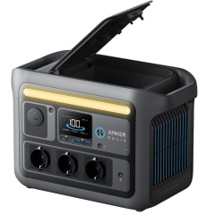 1200W Outdoor Generators  SOLIX C800 Portable Power Station, 1200W (1600 W Peak Power) Solar Generator, 100% Battery in 58 Minutes, 768 Wh LiFePO4 Batteries for Camping, Motorhome, RV, Travel