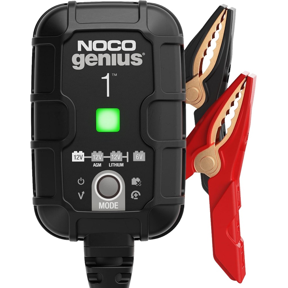 1A 6V/12V Smart Fully Car Automatic Intelligent Battery Charger  Automatic Maintainer, Trickle Charger  Desulfator with Overcharge Protection  Temperature Compensation  for Lead-Acid and Lithium Batteries