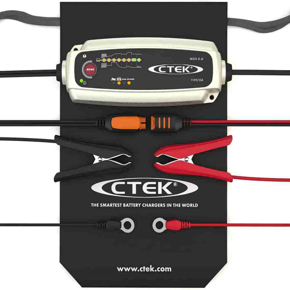 5.0 Battery Charger with Automatic Temperature Compensation, 12V 5Amp (EU Plug)