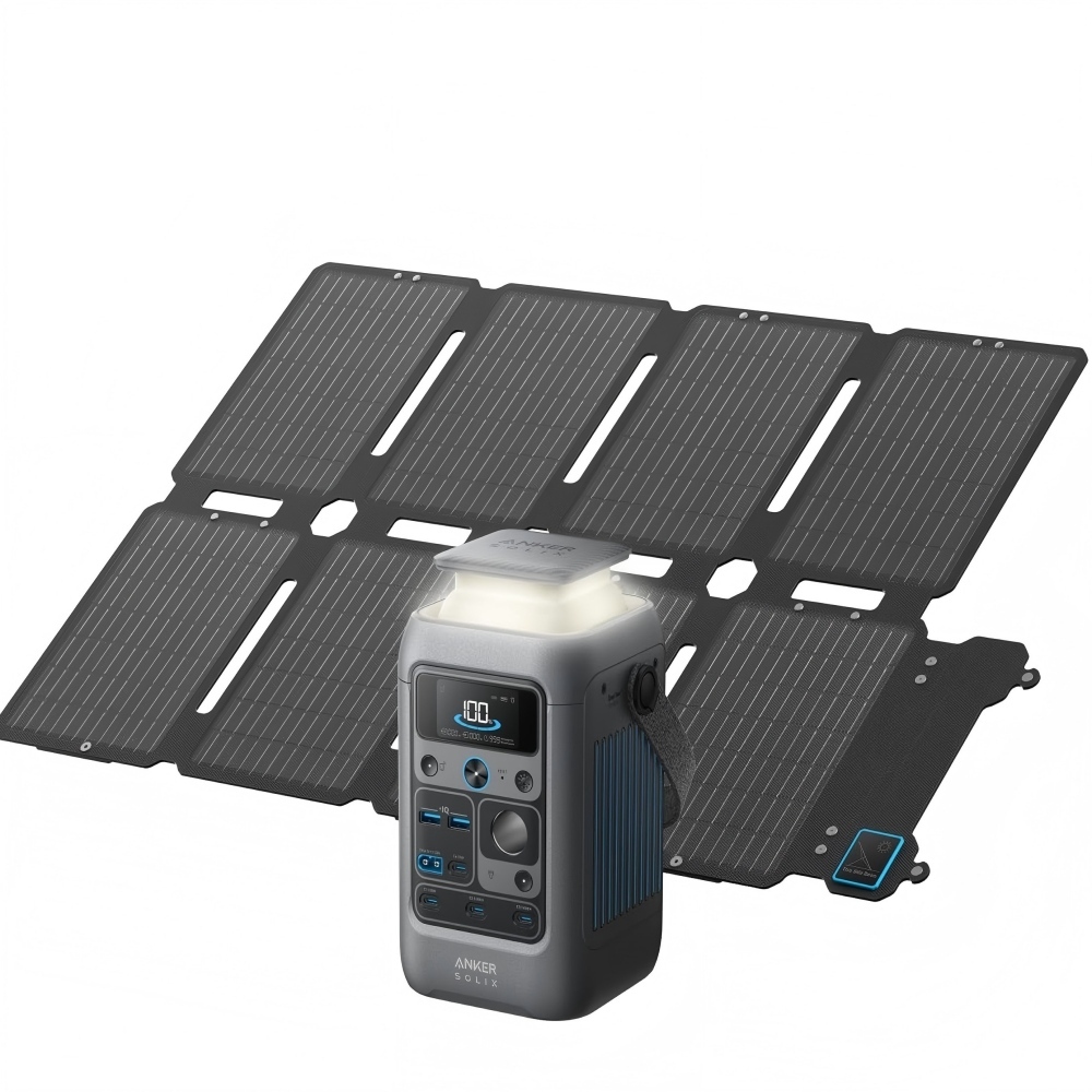 Outdoor Generators Anker SOLIX C300 DC Power Bank Power Station, 288 Wh Battery for Multiple Devices, LiFePO4 Battery, 300 W Solar Generator, for Camping, Outdoors, Travel, Emergencies