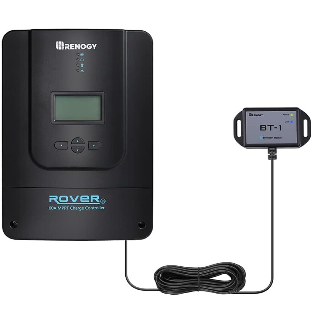 60A 12V24V36V48V  Solar and Wind Energy MPPT Controllers,Renewable Energy Controllers,Solar Charge Controller Auto DC Input MPPT Charge Controllers for Solar Panels Adjustable LCD for Gel Sealed Flooded Lithium Batteries
