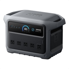 2000W Portable Power Station, Outdoor Generators, Peak 3000W Solar Generator, Full Charge in 49 Min, 1,024Wh LiFePO4 Battery for Home Backup, Power Outages, and Camping