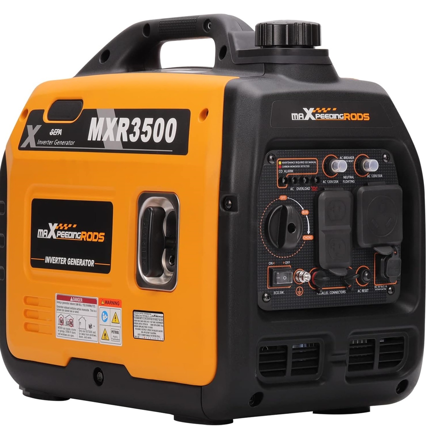 3300 Watt Portable Inverter Outdoor Generators Gas Powered for Home Backup Power