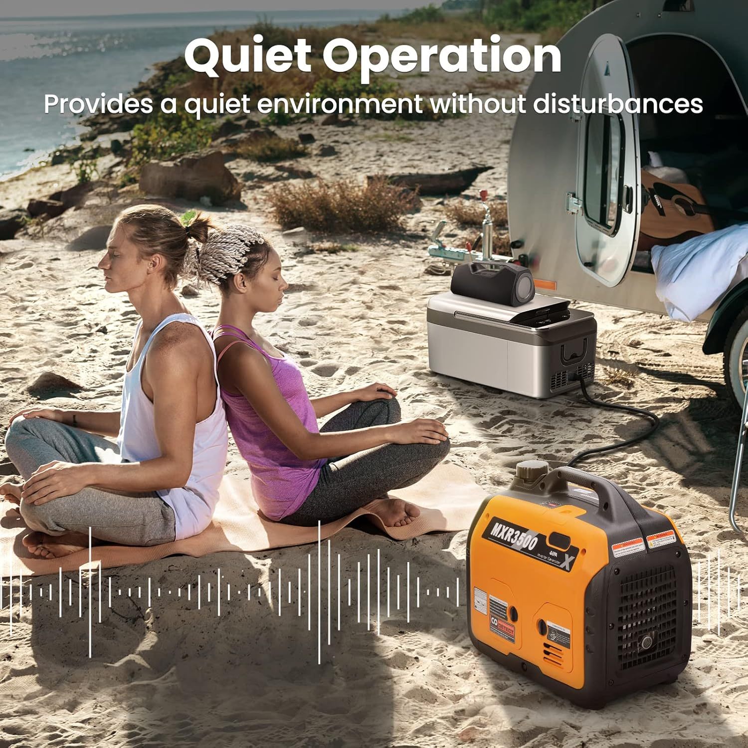 3300 Watt Portable Inverter Outdoor Generators Gas Powered for Home Backup Power