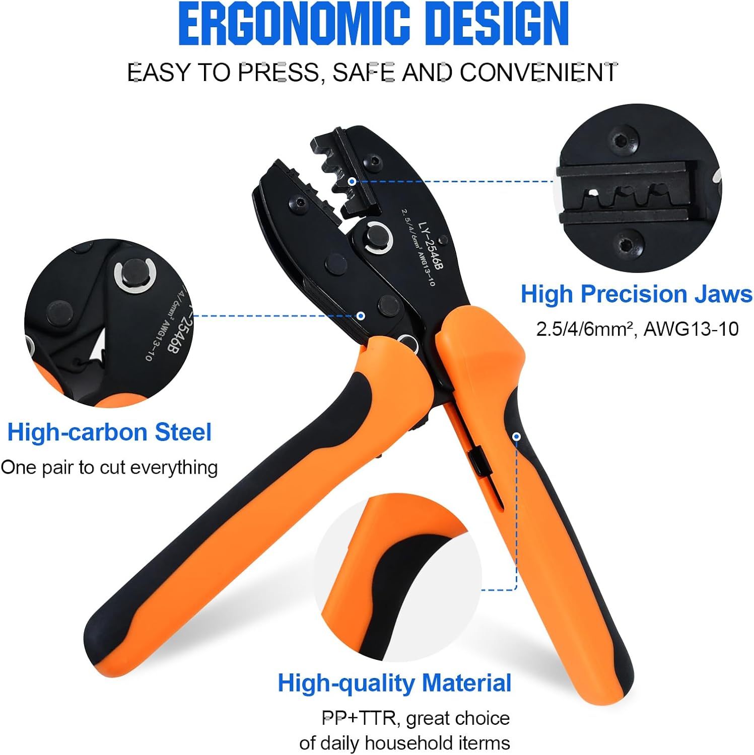Solar Crimper Tool Kit 13 PCS for Solar Panel Installation