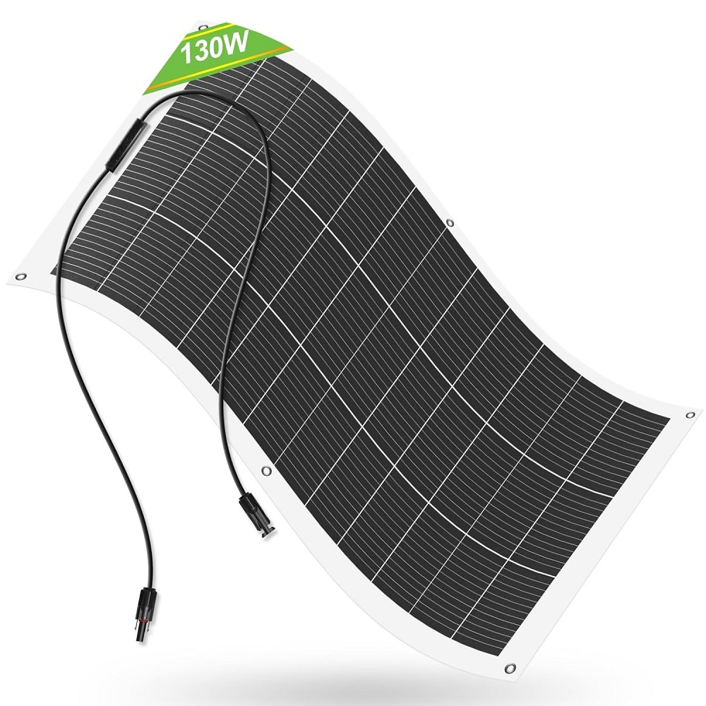 130W Flexible Solar Panel Kit for Golf Cart 48V 60V 72V