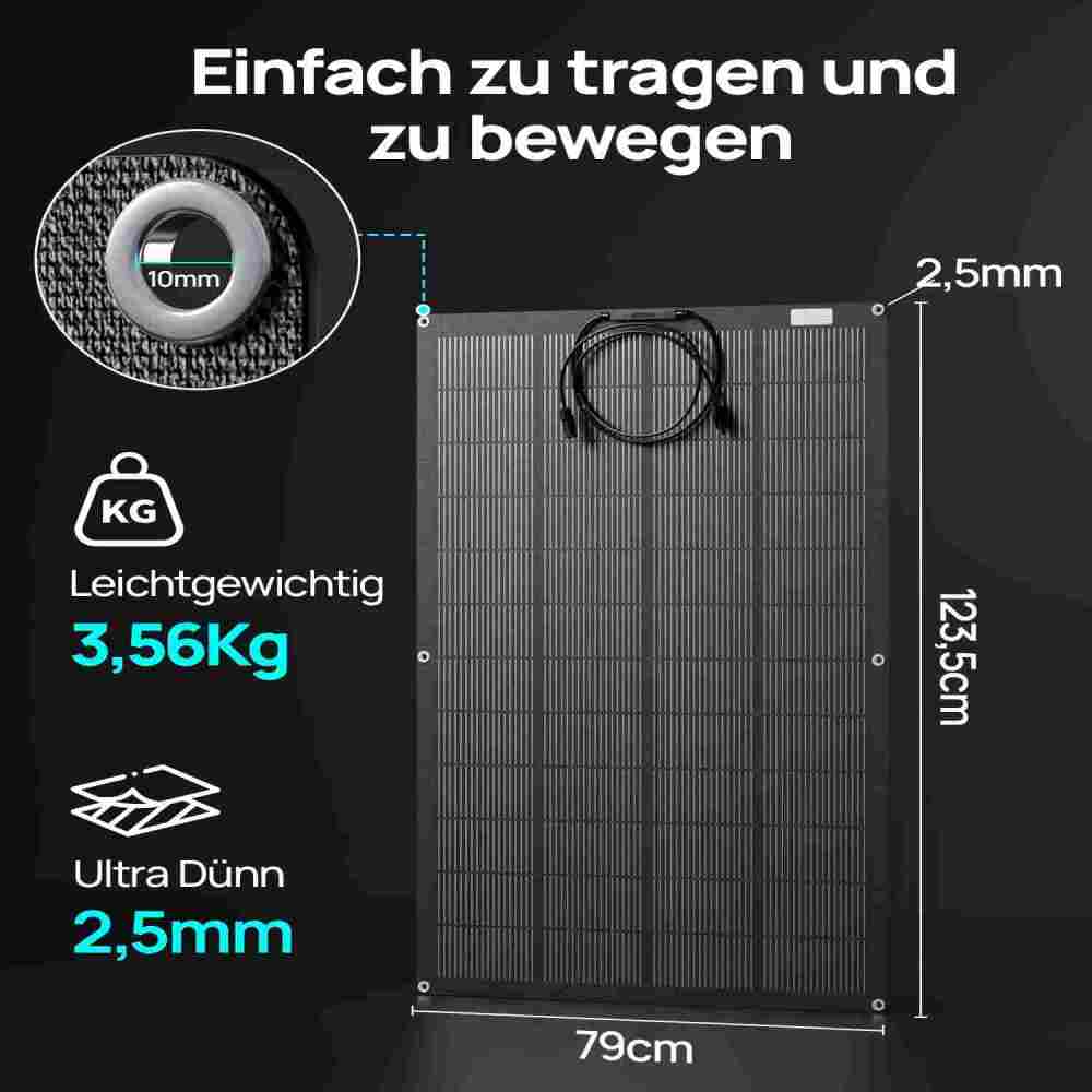 400W 18V Flexible Solar Panel Kit for Off-grid Solar System