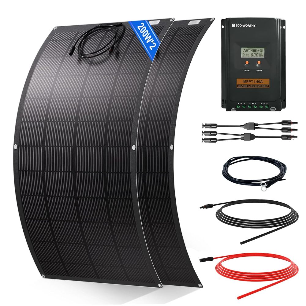 400W 18V Flexible Solar Panel Kit for Off-grid Solar System