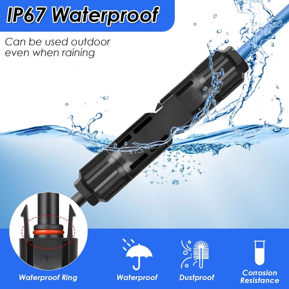 22 Pairs Solar Connector IP67 for PV 2.5/4/6 mm² Solar Panel PV