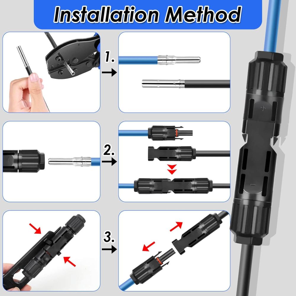 22 Pairs Solar Connector IP67 for PV 2.5/4/6 mm² Solar Panel PV