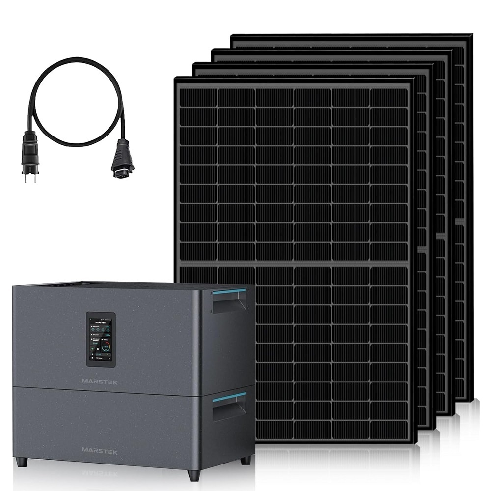 All-in-one Balcony Power Station 5.12kWh 4×430W Panels Plug-and-play