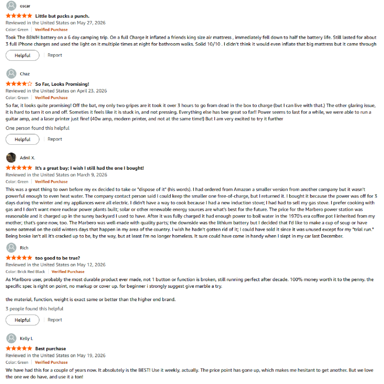 Customer Reviews