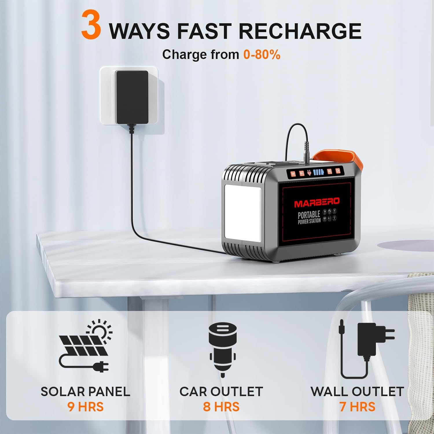 Solar generator in use