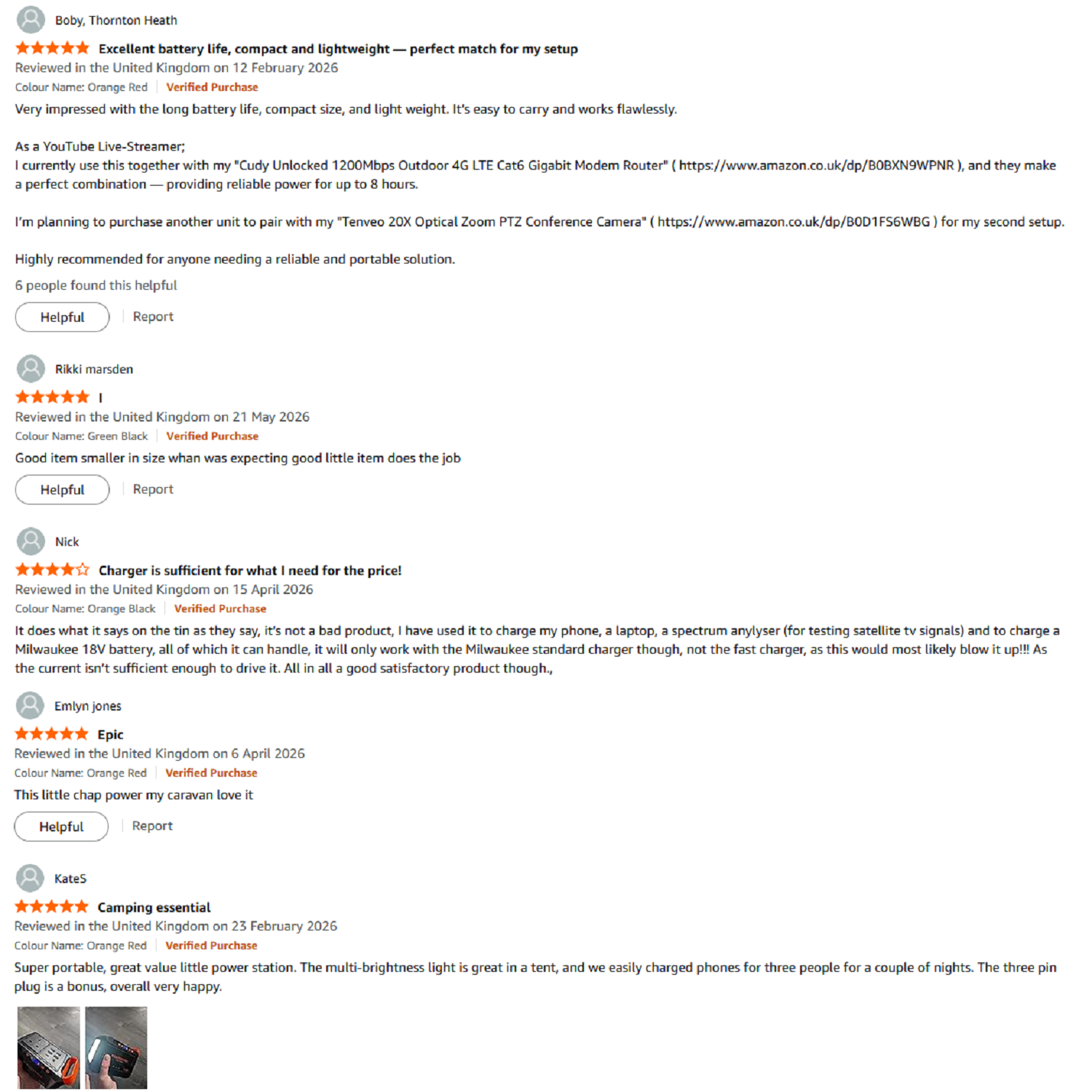 Verified Customer Reviews