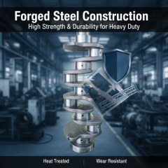 HEHUI Cummins 4D102 4BT Crankshaft 732-31-1100 3929036 3903830 3903827 3905617 Excavator Parts,China Engine ,Cummins 4D102 4BT Crankshaft