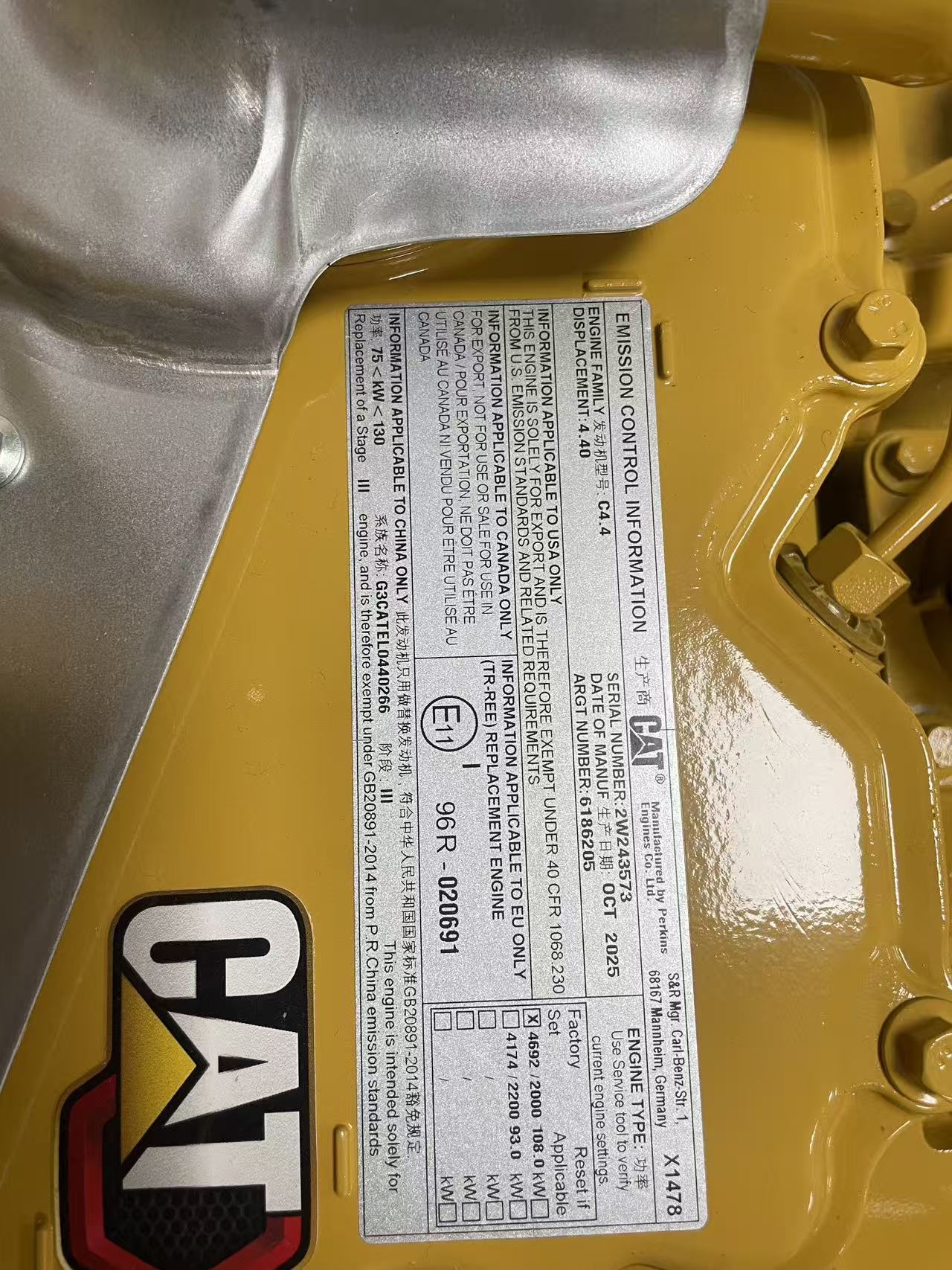 Excavator 320GC 323GC Engine Assembly C4.4 Diesel Engine C4.4 for CAT Engine 618-6205,China Engine ,Excavator 320GC 323GC Engine Assembly C4.4 Diesel Engine C4.4 for CAT Engine