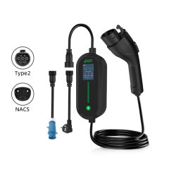 Hongte Mode 2 Portable EV Charger | 3.5kW & 7kW with 2.4” LCD