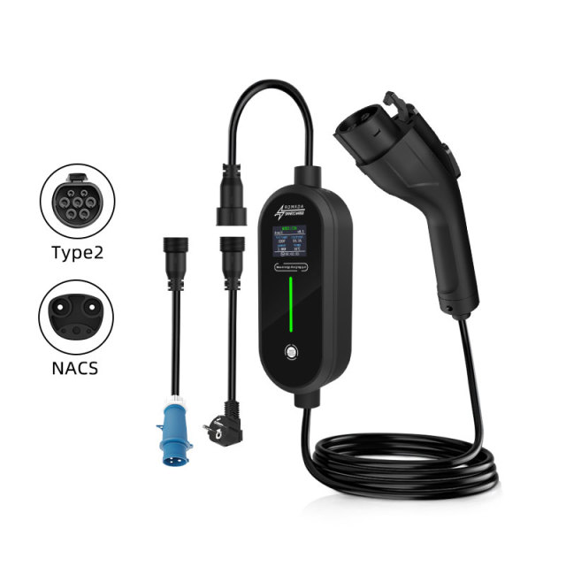 Hongte Mode 2 Portable EV Charger | 3.5kW & 7kW 2-in-1 Plug and Play