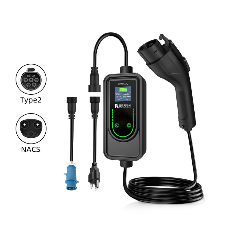 Hongte Mode 2 Portable EV Charger | 3.5kW & 7kW 2-in-1 with LCD