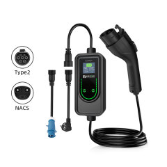 Hongte Mode 2 Portable EV Charger | 3.5kW & 7kW 2-in-1 with LCD