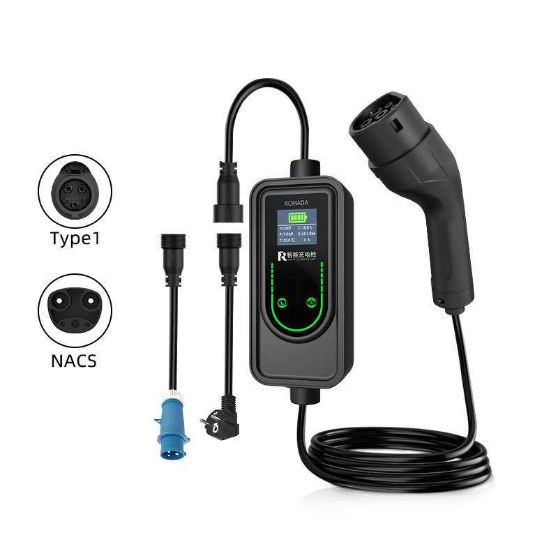 Hongte Mode 2 Portable EV Charger | 3.5kW & 7kW 2-in-1 with LCD