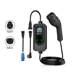 Hongte Mode 2 Portable EV Charger | 3.5kW & 7kW 2-in-1 with LCD