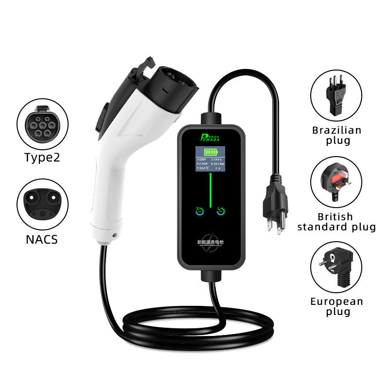 Hongte Mode 2 Portable EV Charger | 3.5kW & 7kW Plug & Play