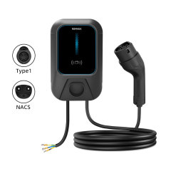 Hongte Mode 3 Smart AC EV Charger | 7–22kW with Indicator Lights